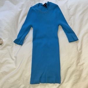 Ribbed theory shirt - blue - S